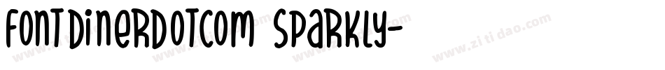 Fontdinerdotcom Sparkly字体转换